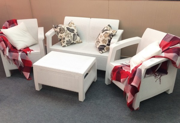 Комплект Yalta Terrace Set белый купить в Киржаче
