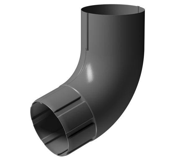 Колено 72° D90 Döcke STAL PREMIUM Графит, (RAL 7024) купить в Киржаче