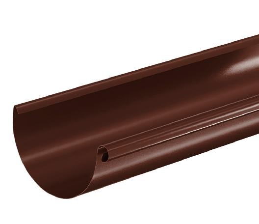 Водосток Aquasistem, система 125x90 - Водосточный желоб 3.00м RAL 8017 Коричневый купить в Киржаче