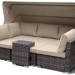 Диван-Трансформер AFINA плетеный из иск. ротанга AFM-320B Brown купить в Киржаче