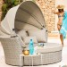 Диван-Трансформер AFINA плетеный из иск. ротанга AFM-325 Beige купить в Киржаче