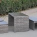 Диван-Трансформер AFINA плетеный из иск. ротанга S330G-W78 Grey купить в Киржаче