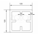 Столб SEQUOIA Evolution 3D WOOD BROWN купить в Киржаче
