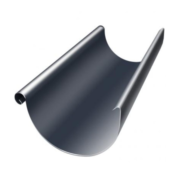 Водосток Grand Line 150x100 – Полукруглый желоб 3 метра RAL 7024 купить в Киржаче