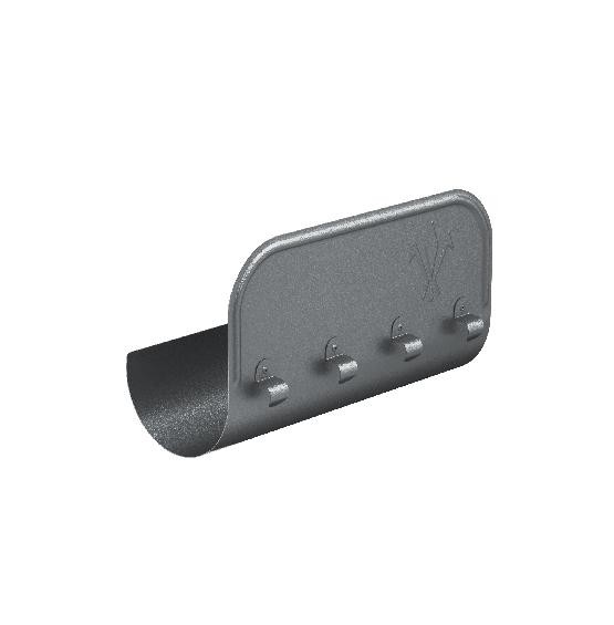 Водосток Aquasistem, Система 125/90 - Ограничитель перелива прямой RR 23 Маренго matt купить в Киржаче