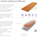 Фибросайдинг DECOVER 3600 x 190 x 8 мм Bordo купить в Киржаче