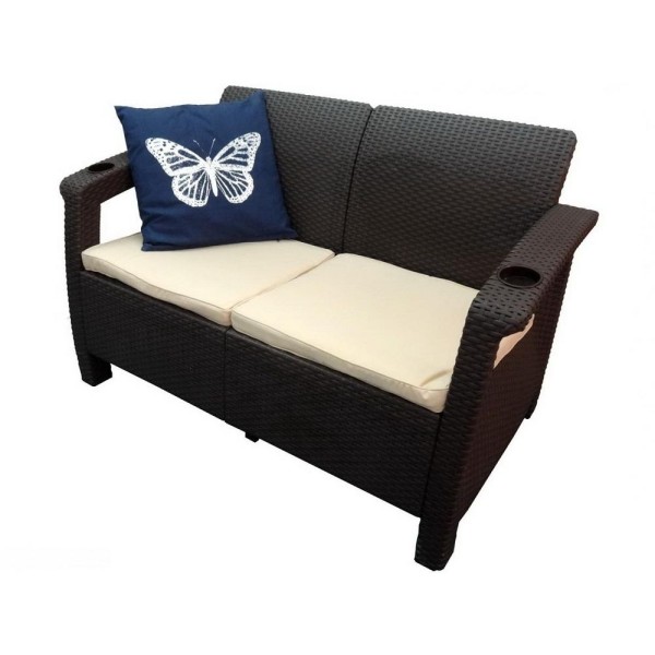 Двухместный диван Yalta Sofa Seаt венге купить в Киржаче