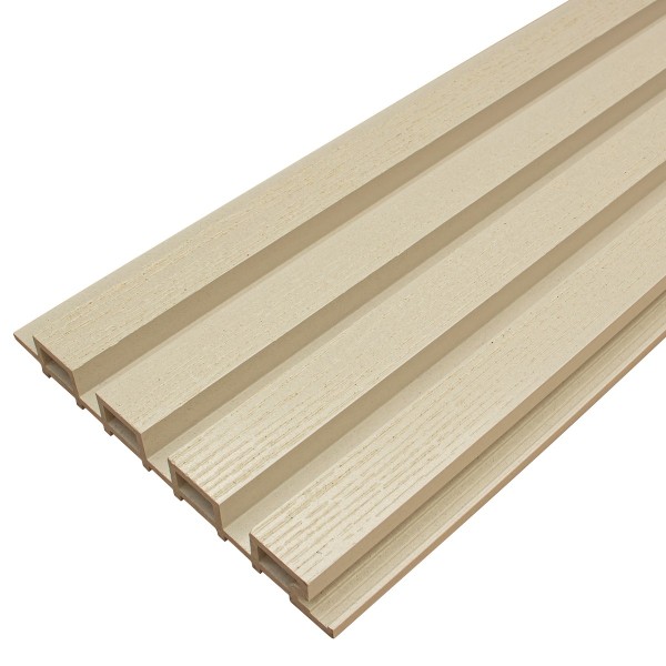 Фасадная доска из ДПК Faynag Wood Рейка Слоновая кость купить в Киржаче