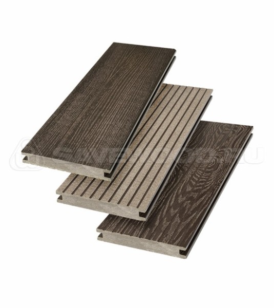 Террасная доска SW Fraxinus (R) полнотелая «SaveWood» Темно-коричневый купить в Киржаче