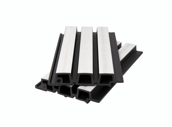 Фасадная панель брусковая двухцветная co-extrusion, white купить в Киржаче