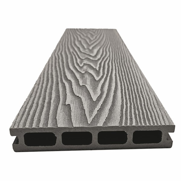 Террасная доская ДПК NanoWood Double 3D Серый купить в Киржаче