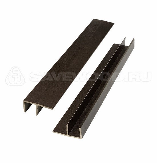 F-профиль ДПК Savewood – Тёмно-коричневый купить в Киржаче
