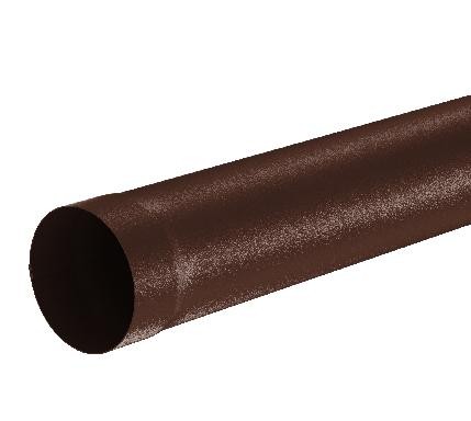 Водосток Aquasistem, Система 150/100 - Труба водосточная 1.00м RAL 8017 Коричневый matt купить в Киржаче