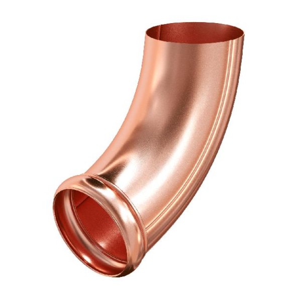 Водосток Aquasistem, система 125x90 - Отвод трубы декоративный медный купить в Киржаче