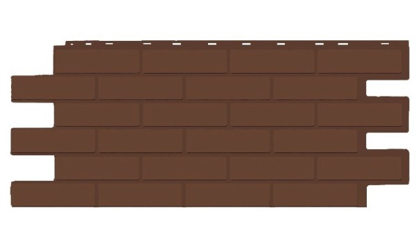 Фасадная панель T-Siding Кирпич Модерн Эко Браун купить в Киржаче