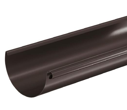 Водосток Aquasistem, система 125x90 - Водосточный желоб 3.00м RR 32 Тёмно Коричневый купить в Киржаче