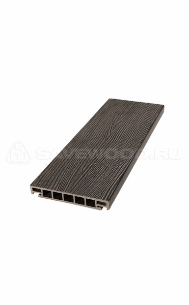 Террасная доска из ДПК SW Salix (S) (R) темно-коричневый купить в Киржаче