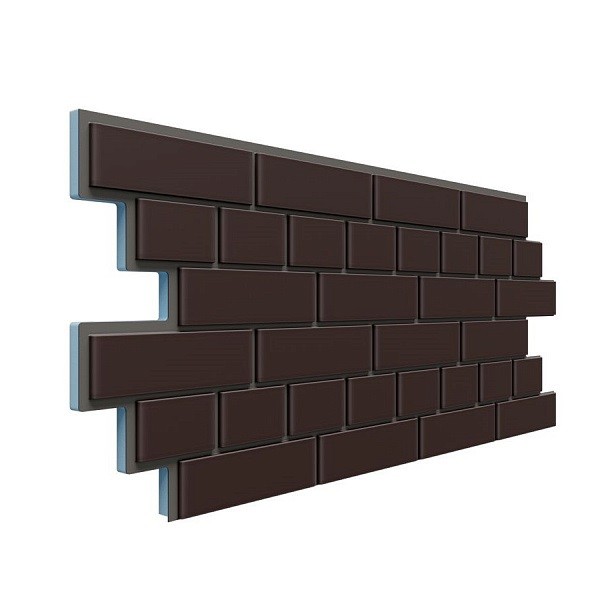 Фасадная термопанель Доломит кирпич 20мм Коричневый купить в Киржаче