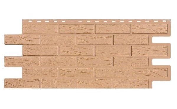 Фасадная панель T-Siding Кирпич Саман Эко Крем купить в Киржаче